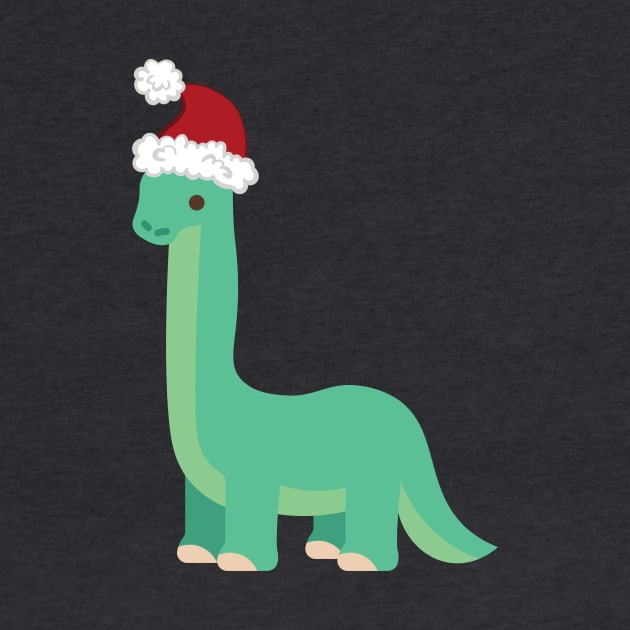 Santa dinosaur by AmyNMann